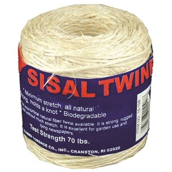 Tw Evans Cordage Twine Sisal 2 Ply 300 Ft 15-209